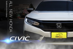 รีวิวชุดแต่งสเกิร์ตรอบคัน New Honda Civic FC ทรง STROM PLUS ปลายท่อคู่ - รถสวยออโต้ช็อป ศรีราชา