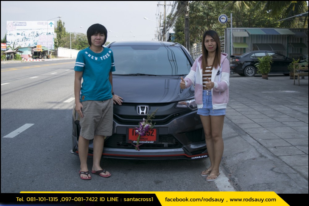 ชุดแต่งสเกิร์ตรอบคัน honda jazz รูปที่  7